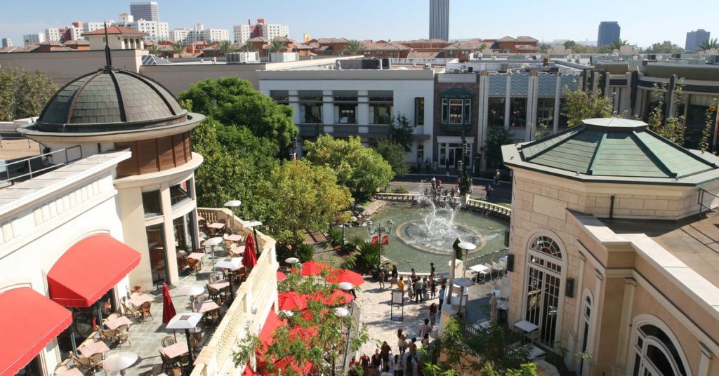 The Grove Roof Parking Lot View