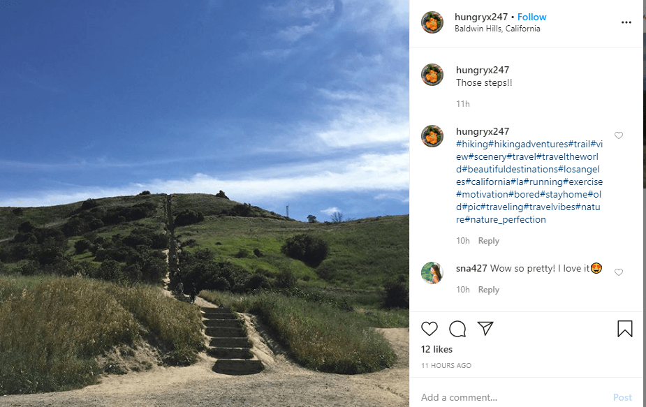 Baldwin Hills Hiking