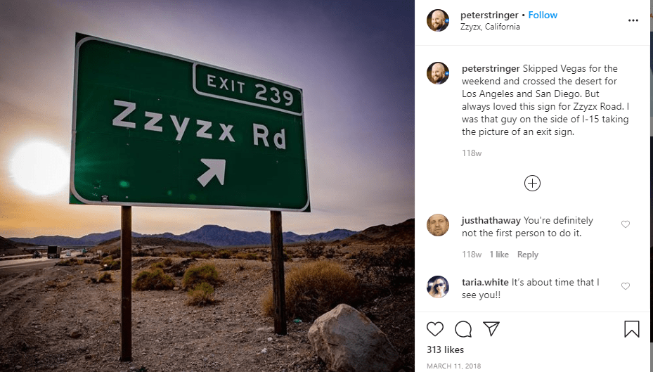 Zzyzx Sign