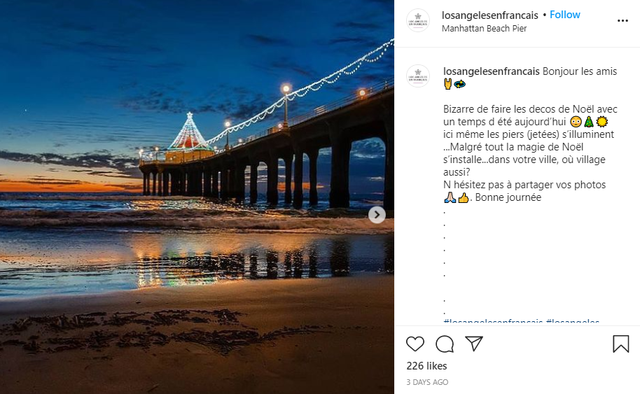 Manhattan Beach Pier Christmas