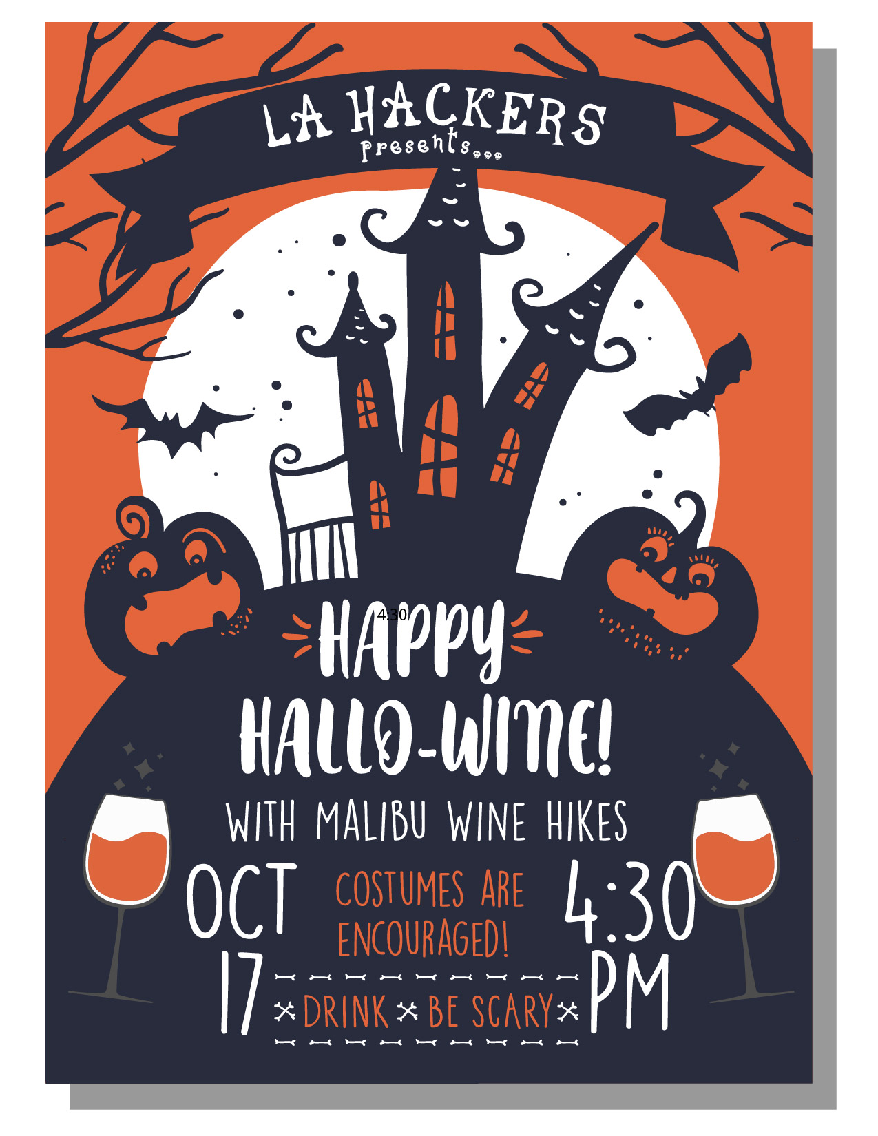 Hallowine Hike Flyer