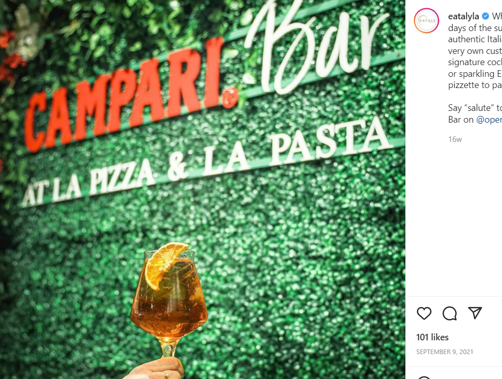 Eataly Aperol Spritz