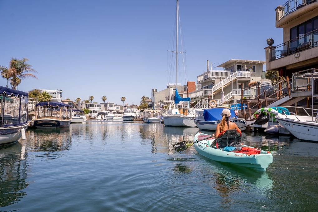 Kayaking Huntington Harbor