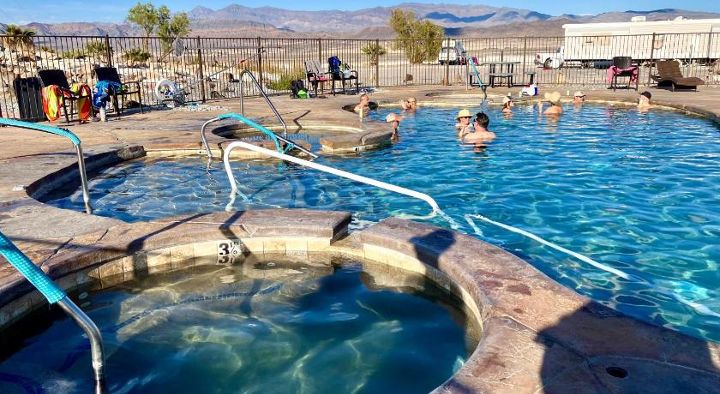 Tecopa Hot Springs Fall Camping